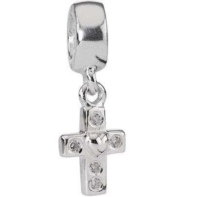Подвеска-шарм Крестик  №     790355CZ 