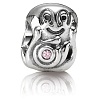 ПОДВЕСКА-ШАРМ, СЕРЕБРО 925, РОЗОВЫЙ ЦИРКОНИЙ, ОСЬМИНОГ №790447PCZ