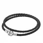Двойной кожаный браслет  №     590705CBK-D 41 СМ 