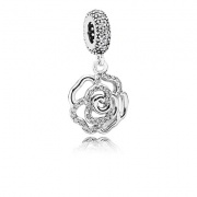 ШАРМ-ПОДВЕСКА «СИЯЮЩАЯ РОЗА» №791526CZ