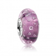 ПОДВЕСКА-ШАРМ ФИОЛЕТОВОЕ МУРАНСКОЕ СТЕКЛО №791616CZ